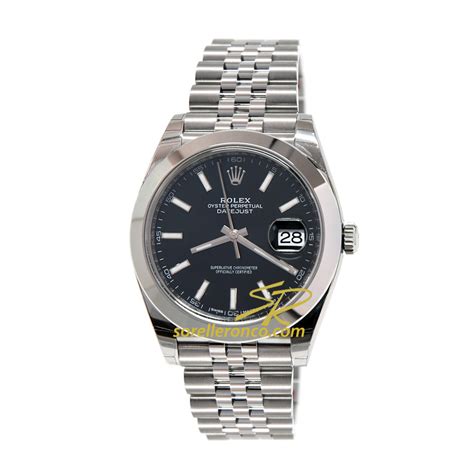 rolex datejust nero prezzo|buy rolex datejust 41.